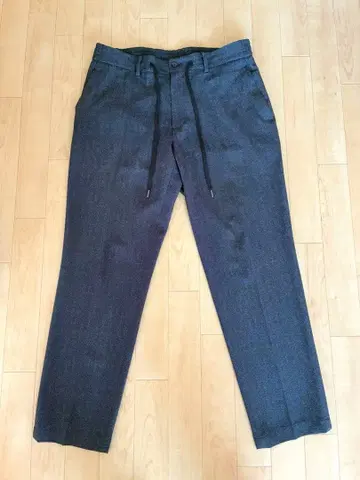 SHIPS 다크 그레이 슬랙스 드로우 스트링 이지 팬츠