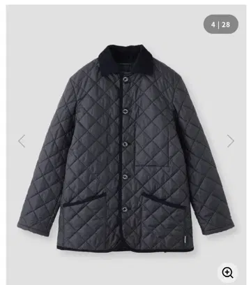 매킨토시 철학 퀼팅 자켓 L 사이즈 네이비