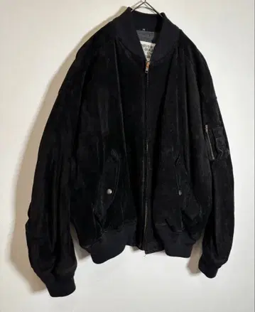 Fiorucci 스웨이드 블랙 돈피 천연 가죽 충전솜 가죽 자켓