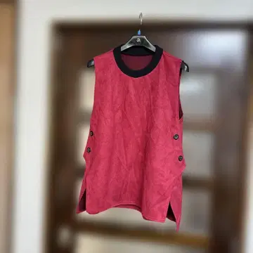 스웨이드풍 베스트 튜닉