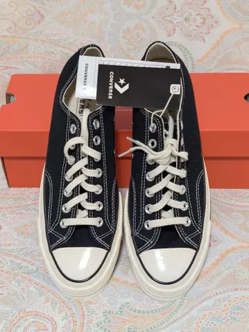 [ 미사용 새상품 ] CT70 로우컷 블랙 27cm