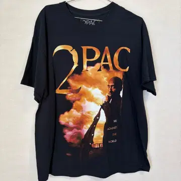 2PAC 프린트 T셔츠 힙합 랩T XL