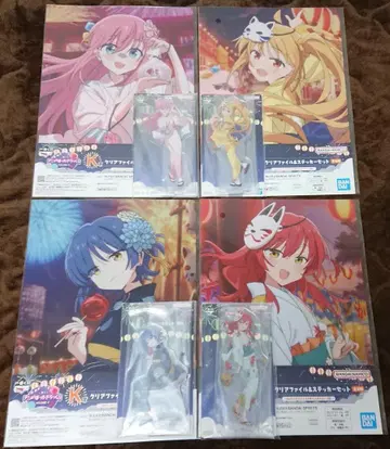 봇치 더 록! 제일복권 아크릴 스탠드 클리어 파일 일괄 판매