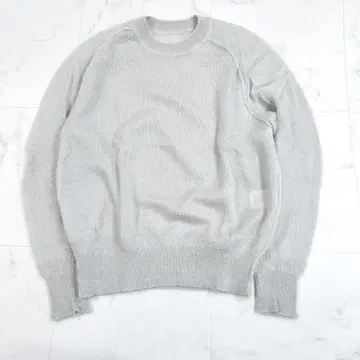 프리미어 아롱디스망 실크 모헤어 혼방 니트 스웨터 긴팔 여성용