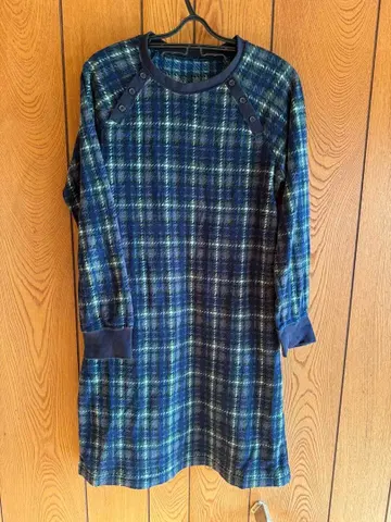 올드 유니클로 플리스 원피스