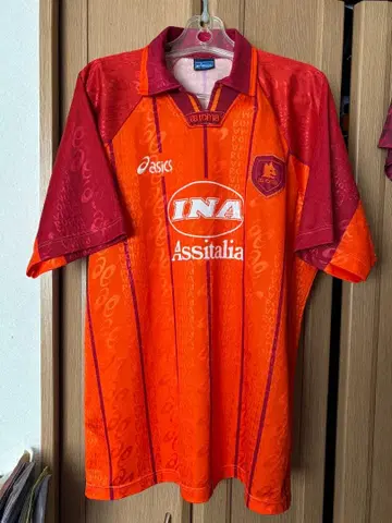 asics asroma 1996-97 third shirt