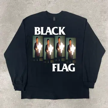 BLACK FLAG 키타노 타케 [ L 사이즈 ] 긴팔 블랙