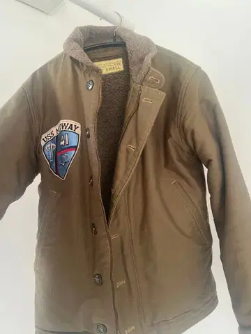 USS 미드웨이 엠블럼 부착 자켓 S