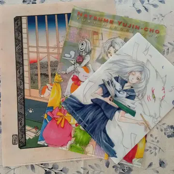 [나츠메 우인장] 클리어 파일 3장 세트