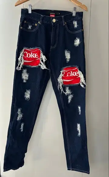 JOYRICHCoke 데미지 데님 팬츠 S