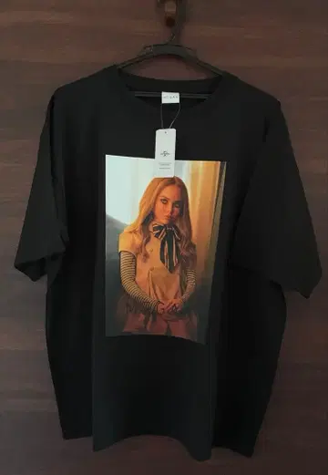 미사용 택 포함 영화 미건 T셔츠 블랙 XL 호러 영화