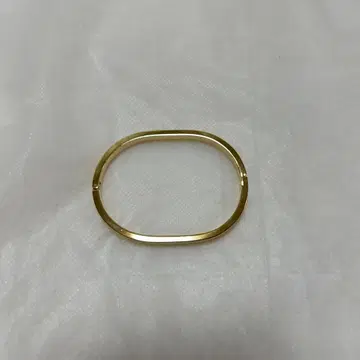 골드 도금 타원형 뱅글