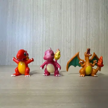 파이리 리자드 리자몽 피규어 세트