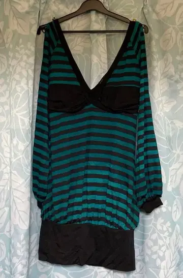 d.i.a.풍 헤이세이 갸루 y2k 원피스 보더 무늬