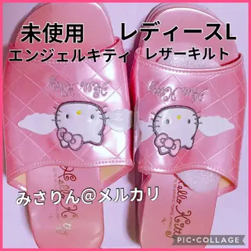 미사용 헬로키티 샌들 여성용 L 23.5cm 엔젤키티