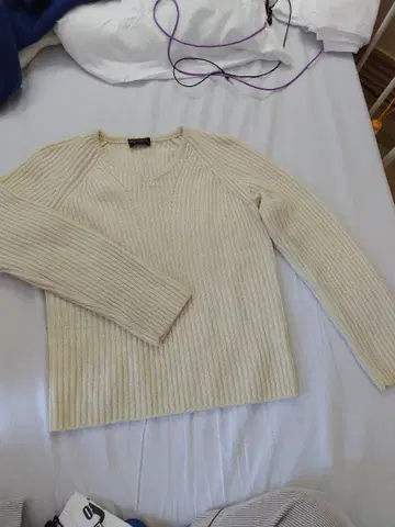 TESTA VIERA [ 캐시미어 100% ] 리브 편직 긴팔 스웨터