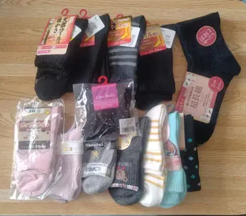 양말 크루 삭스 숏 삭스 23켤레 여성용 묶음