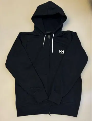 헬리 한센 블랙 후드티 L 사이즈 집업 속기모