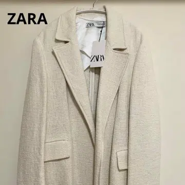 ZARA 아이보리 롱 코트 택 포함 새상품
