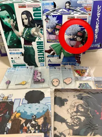 제일복권 헌터헌터 A상 키루아&아르카 B상 이르미 피규어