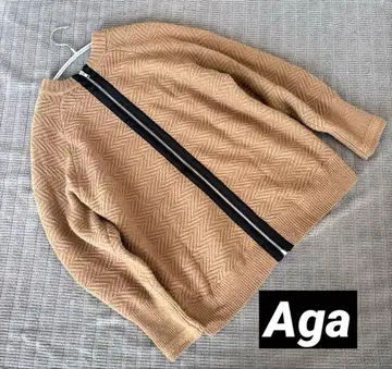 야마다야 Aga 아가 스웨터 집업 니트 9호
