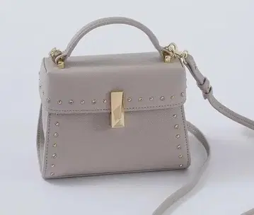 CELFORD 셀포드 비쥬 스터드 미니백 그레이쉬 베이지