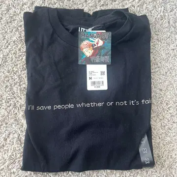 MANGA UT 티셔츠 M 사이즈 블랙
