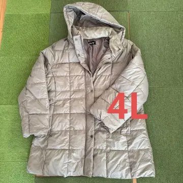 여성 새상품급 다운 코트 베이지 4L 사이즈