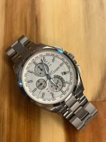 작동 시티즌 솔라 손목시계 H804-T018696 ATTESA