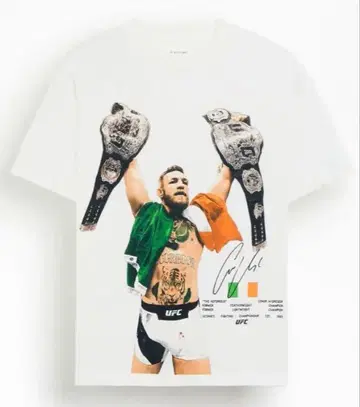 UFC 공식 코너 맥그리거 T셔츠 사이즈 L