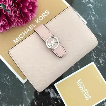 새상품 MICHAEL KORS 마이클코어스 지갑 접이식 지갑 라이트 핑크
