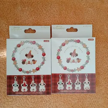 미개봉 디즈니 크리스마스 2025 릴린린 키체인 2개 세트
