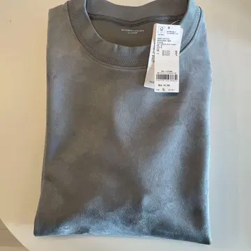 미사용 새상품 스웨이드 GLOBAL WORK 그레이 긴팔 티셔츠 XL