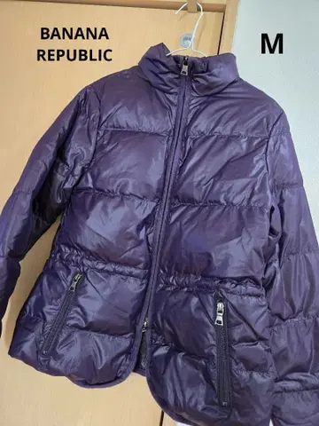 BANANA REPUBLIC 퍼플 다운 자켓 M 사이즈