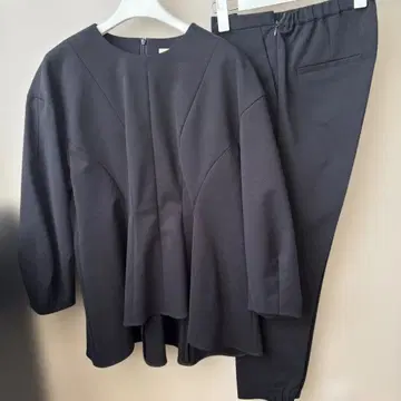 루피 블랙 셋업 팬츠 셋업