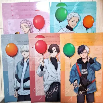 [세븐 한정] 전 5종 윈브레 클리어 파일