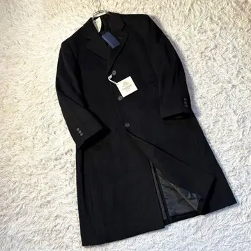 미사용 택 포함 SUNNY JOKER 캐시미어 혼방 싱글 체스터 코트 S