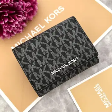 새상품 MICHAEL KORS 마이클코어스 지갑 접이식 지갑 블랙