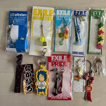 EXILE 관련 키링 세트 (묶음 판매)