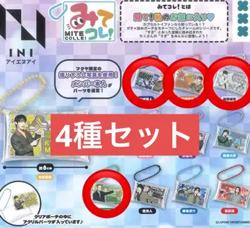 INI 가챠 미테코레 4종 세트