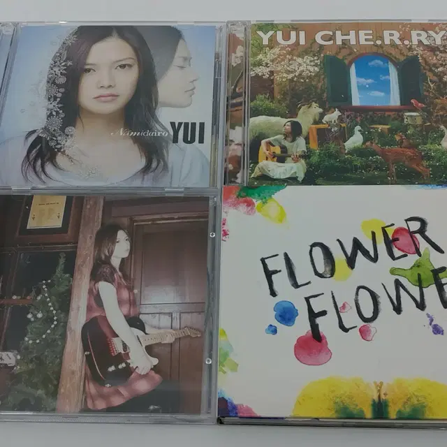 유이(YUI) 싱글 3종 + FLOWER FLOWER 음반 앨범 중고