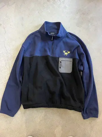 SCI-FI FANTASY 플리스 자켓 네이비/블랙