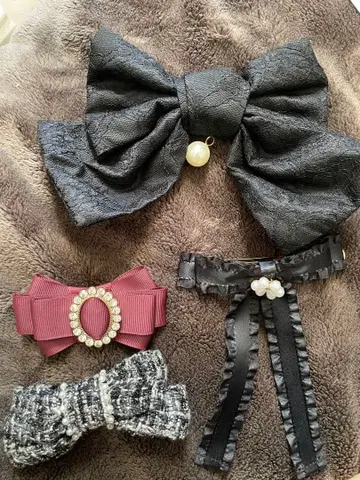 레이스 리본 헤어 액세서리 세트