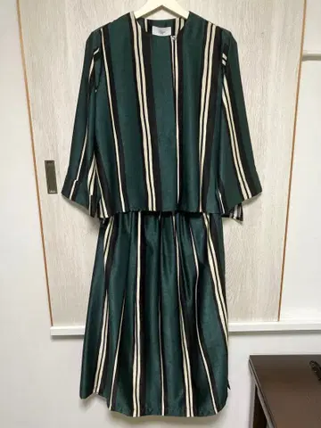 그린 스트라이프 셋업 38 하리스 금만