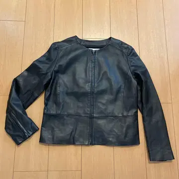 UNTITLED 블랙 가죽 자켓 사이즈 3