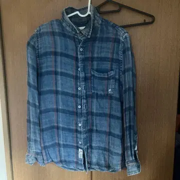 BAYFLOW 체크 무늬 긴팔 셔츠