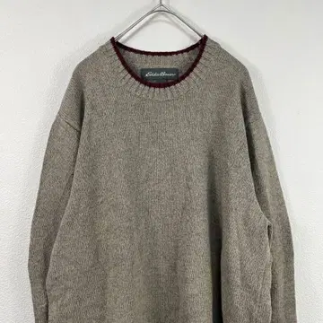 USA 구제 의류 eddie bauer 에디 바우어 니트 스웨터 베이지