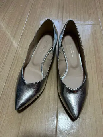 그린 레이블 릴랙싱 실버 펌프스 23.5cm