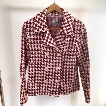 하운드투스 빨간색 숏 기장 코트 9호