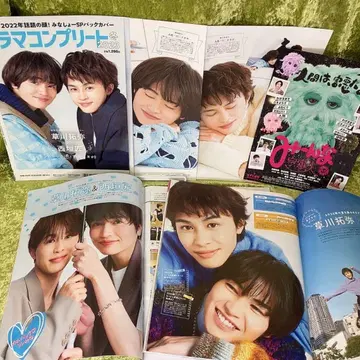 니시가키 쇼 쿠사카와 타쿠야 잡지 세트 키리누키